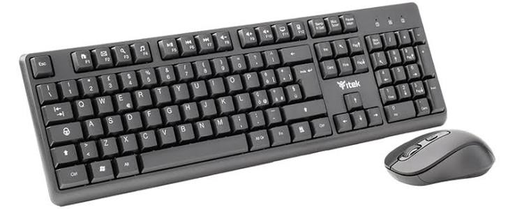 Tastiera + Mouse iTek DEC W01 - Wireless 2.4G
